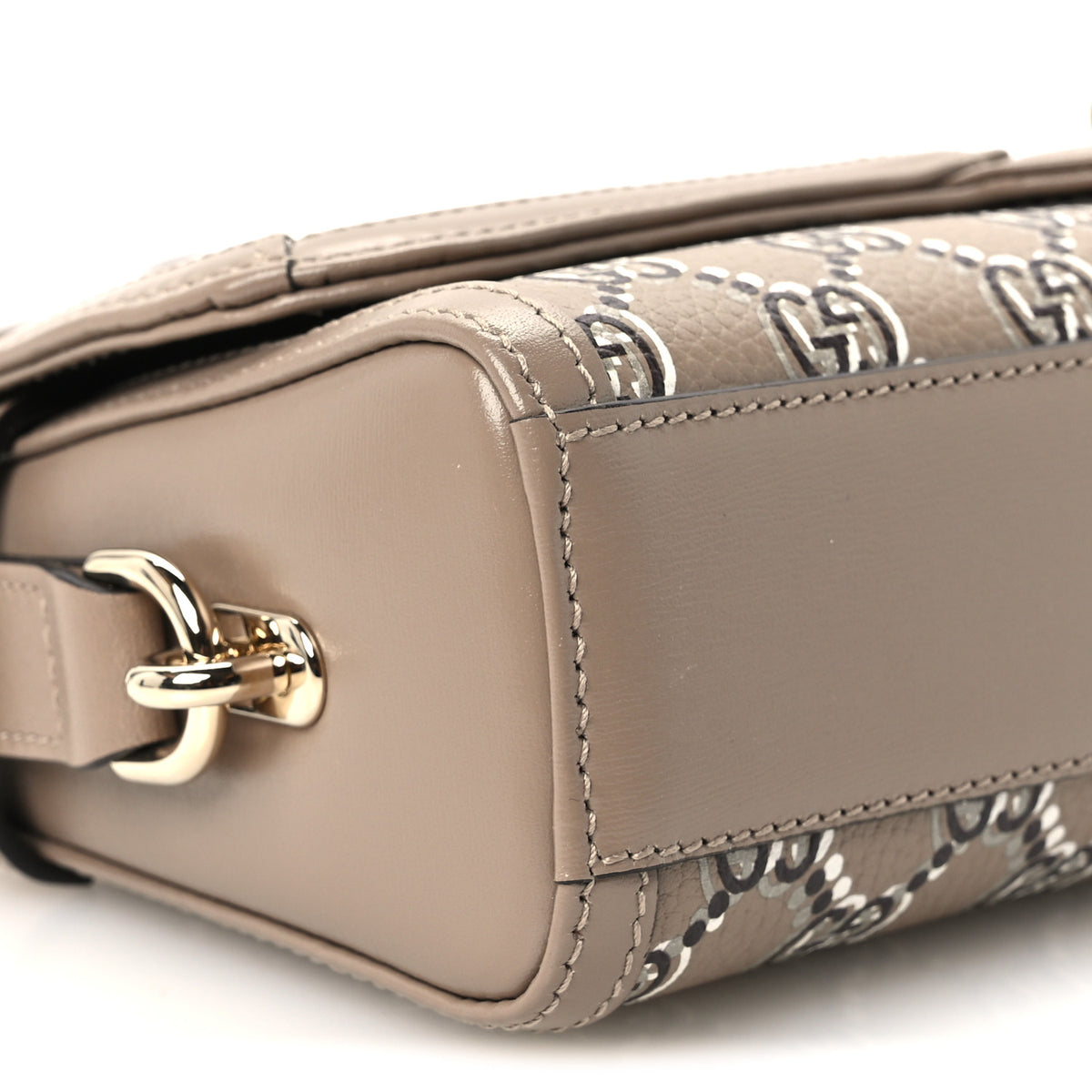 Gucci GG Shadow Monogram Small Luce Shoulder Bag Beige 9 of 10