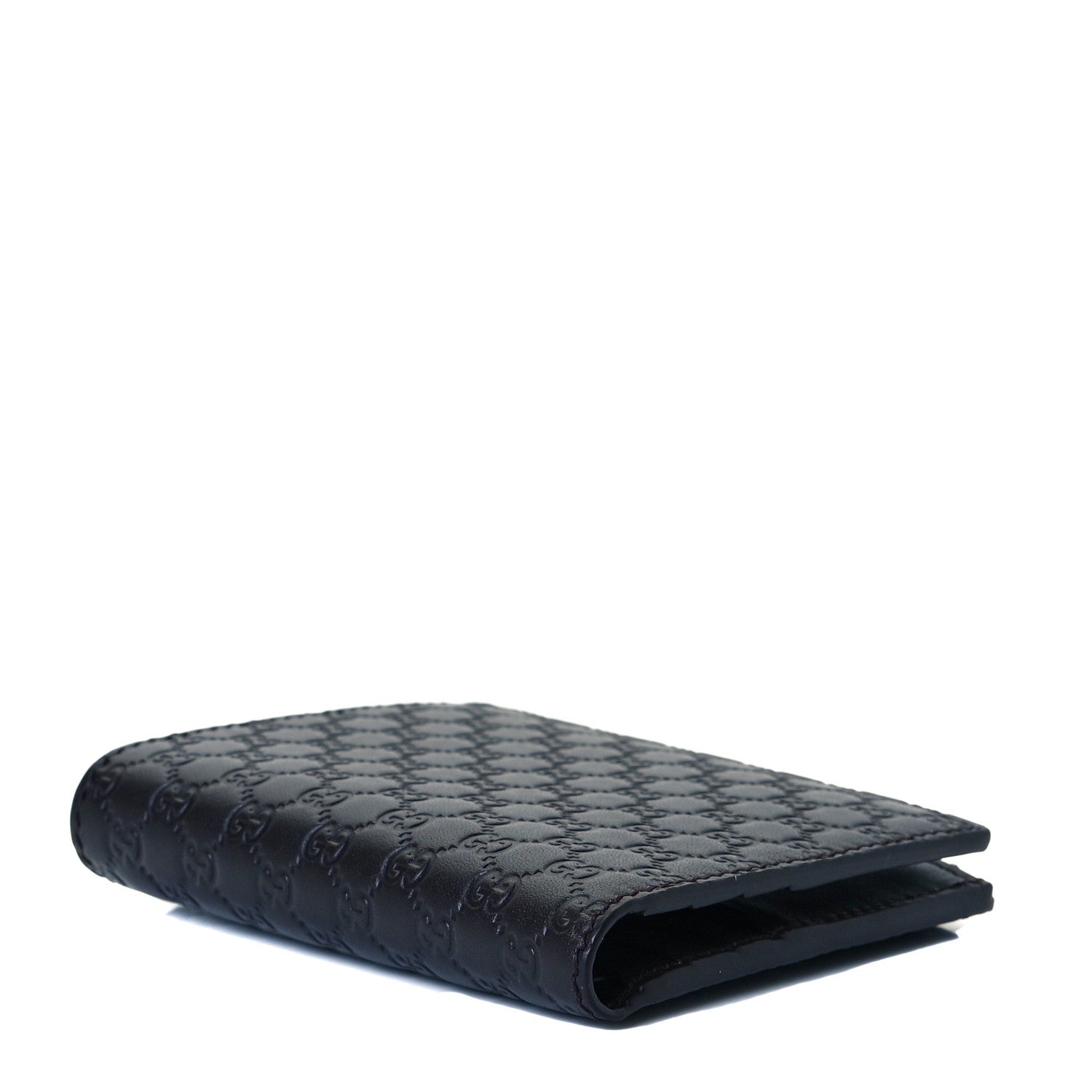 Gucci Microguccissima Snap Bi-Fold Wallet Black 3 of 7