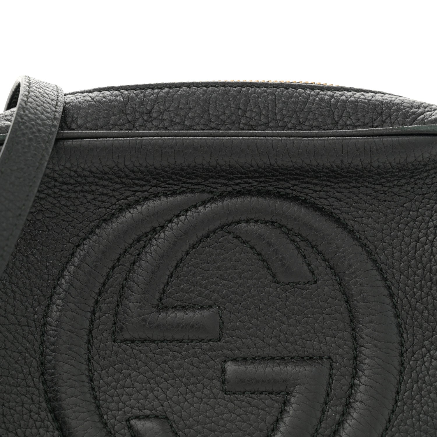Gucci Pebbled Calfskin Small Soho Disco Bag Black 8 of 12
