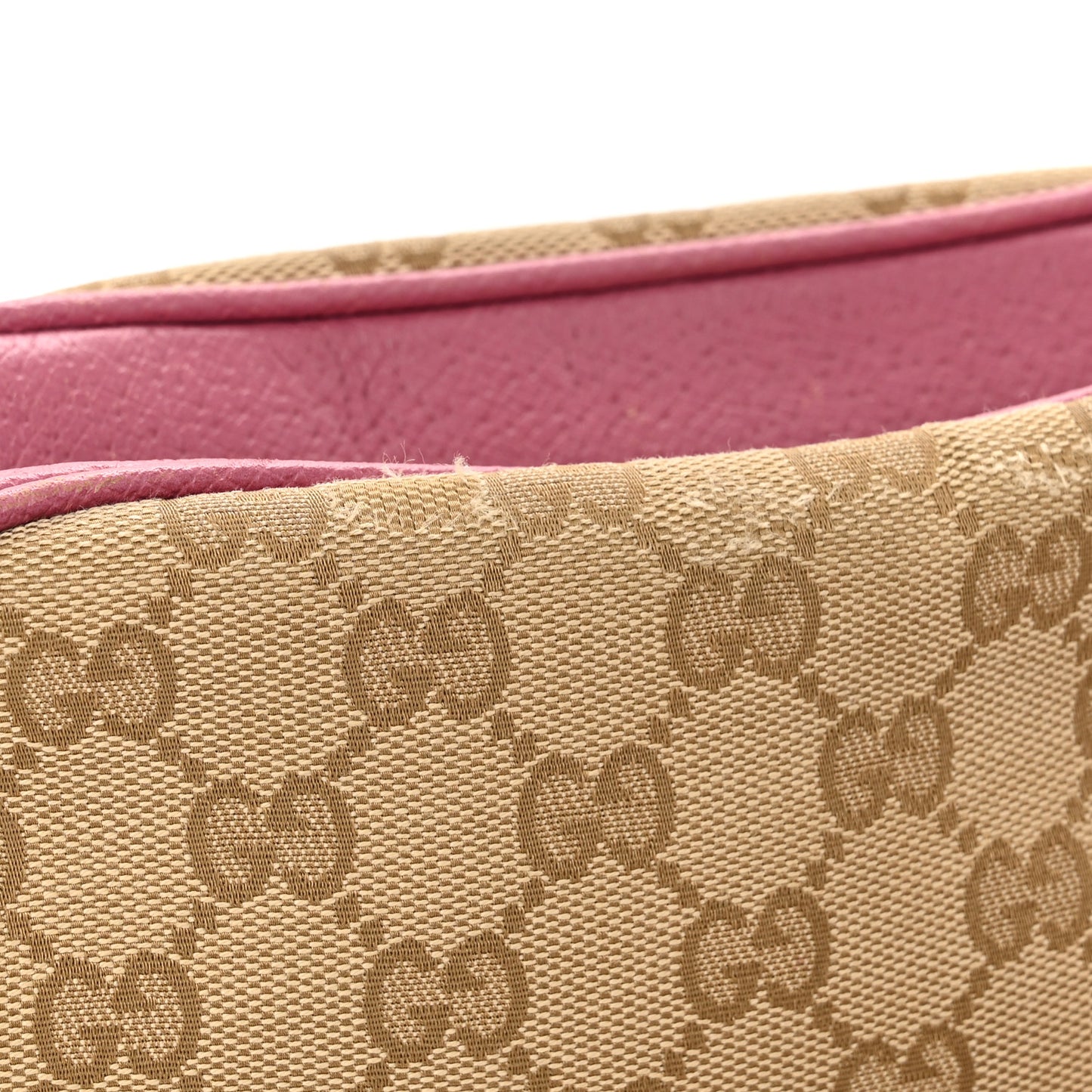Monogram Textured Calfskin Mini Bree Messenger Bag Beige Ebony Peonia Flower