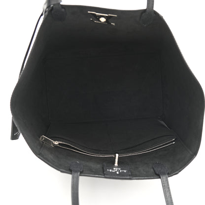 Louis Vuitton Calfskin Lockme Go Tote Black 5 of 12