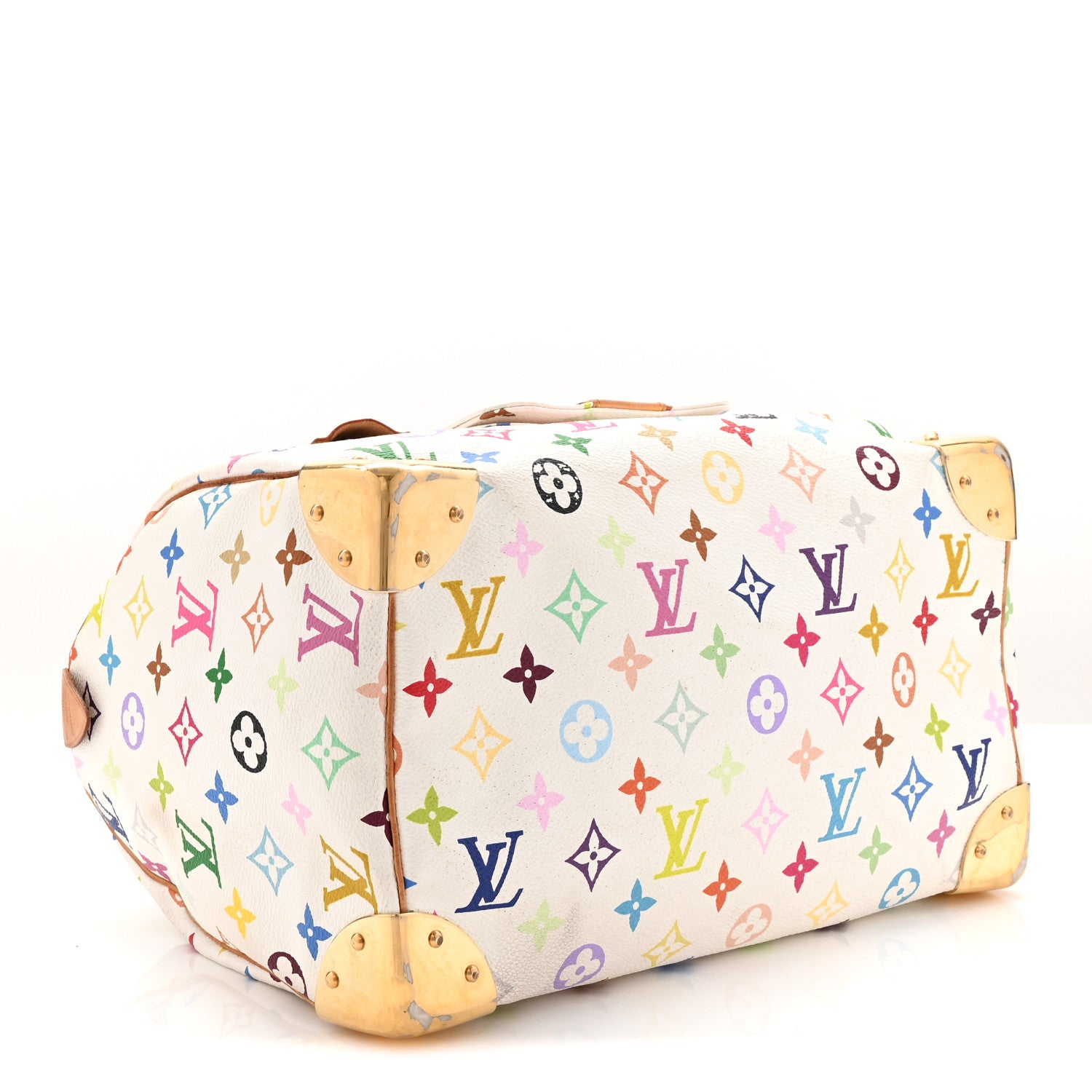 Louis Vuitton Monogram Multicolor Speedy 30 White 3 of 9