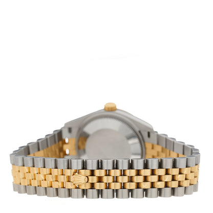 Rolex Stainless Steel 18K Yellow Gold 31mm Oyster Perpetual Datejust Watch White Roman 278273 3 of 4