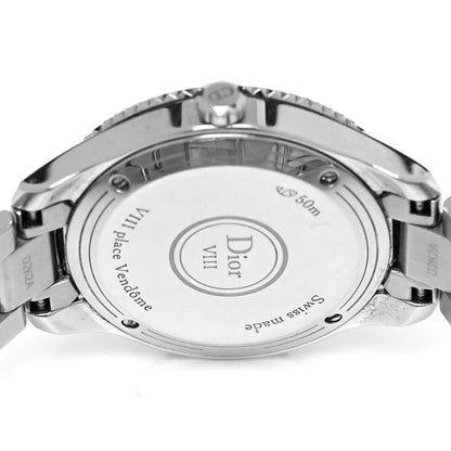 Christian Dior Stainless Steel Diamond 33mm Dior VIII Montaigne Quartz Watch Champagne 4 of 5