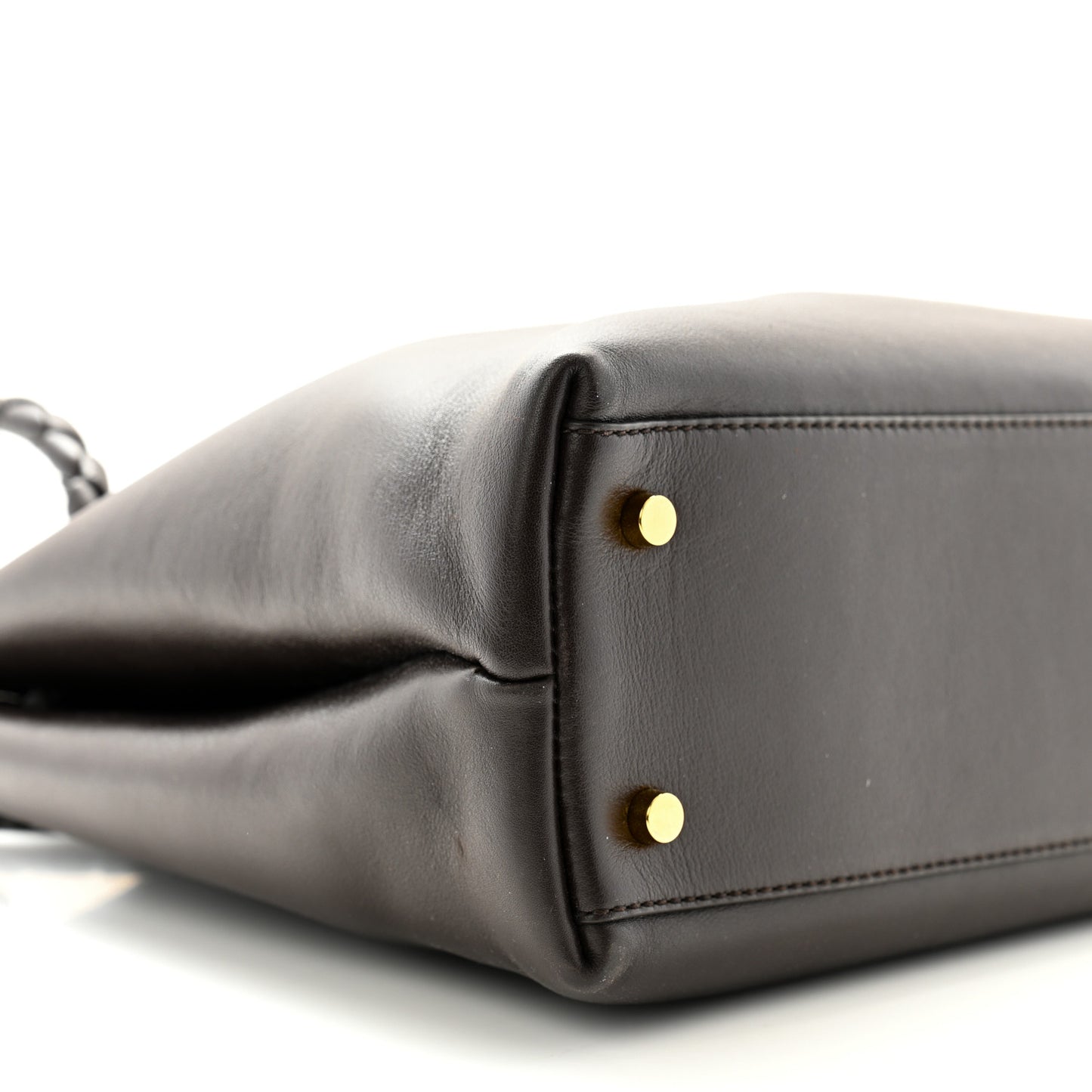 Silky Calfskin Medium Andiamo Shoulder Bag Fondant