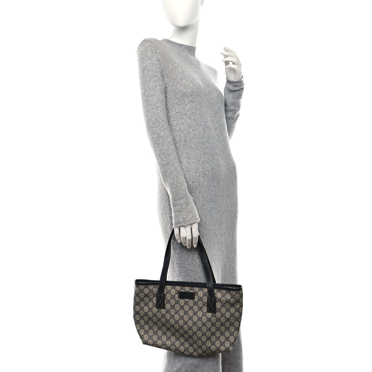 Gucci GG Supreme Monogram Small Joy Tote Navy 2 of 9
