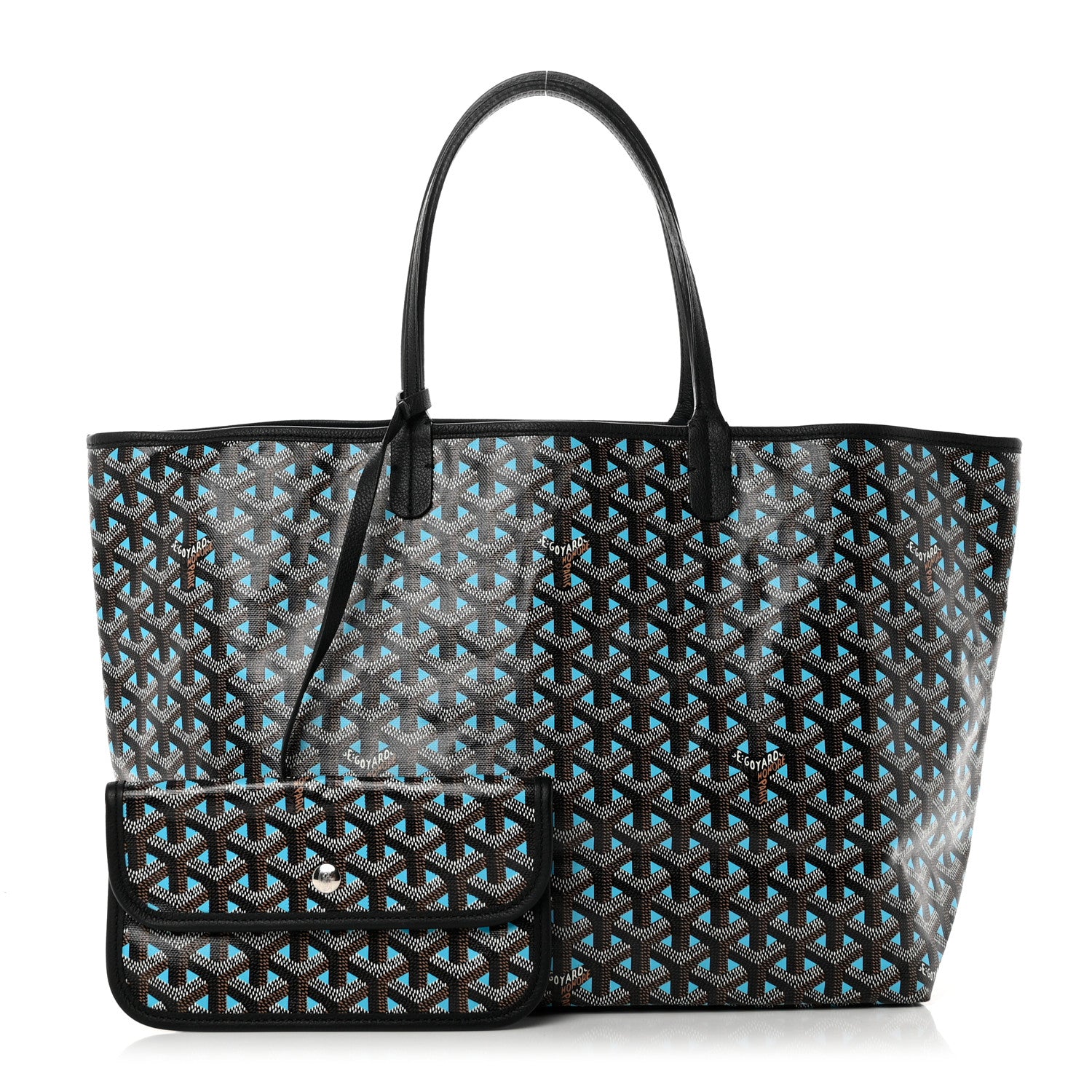 Goyard Goyardine Saint Louis Claire Voie PM Black Blue 1 of 7
