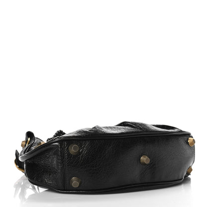 Balenciaga Agneau Arena Small Le Cagole Shoulder Bag Black 4 of 12