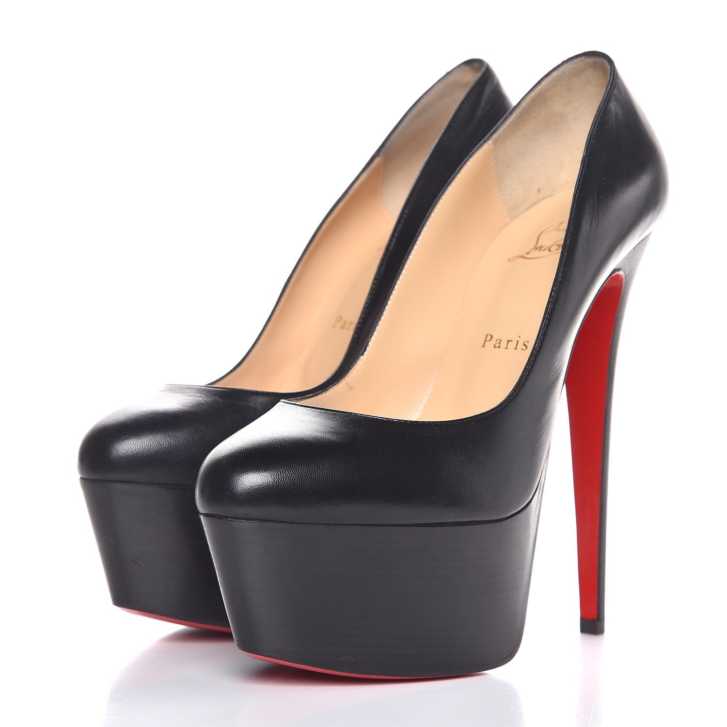 Christian Louboutin Kid Victoria 160 Pumps 40 Black 3 of 8
