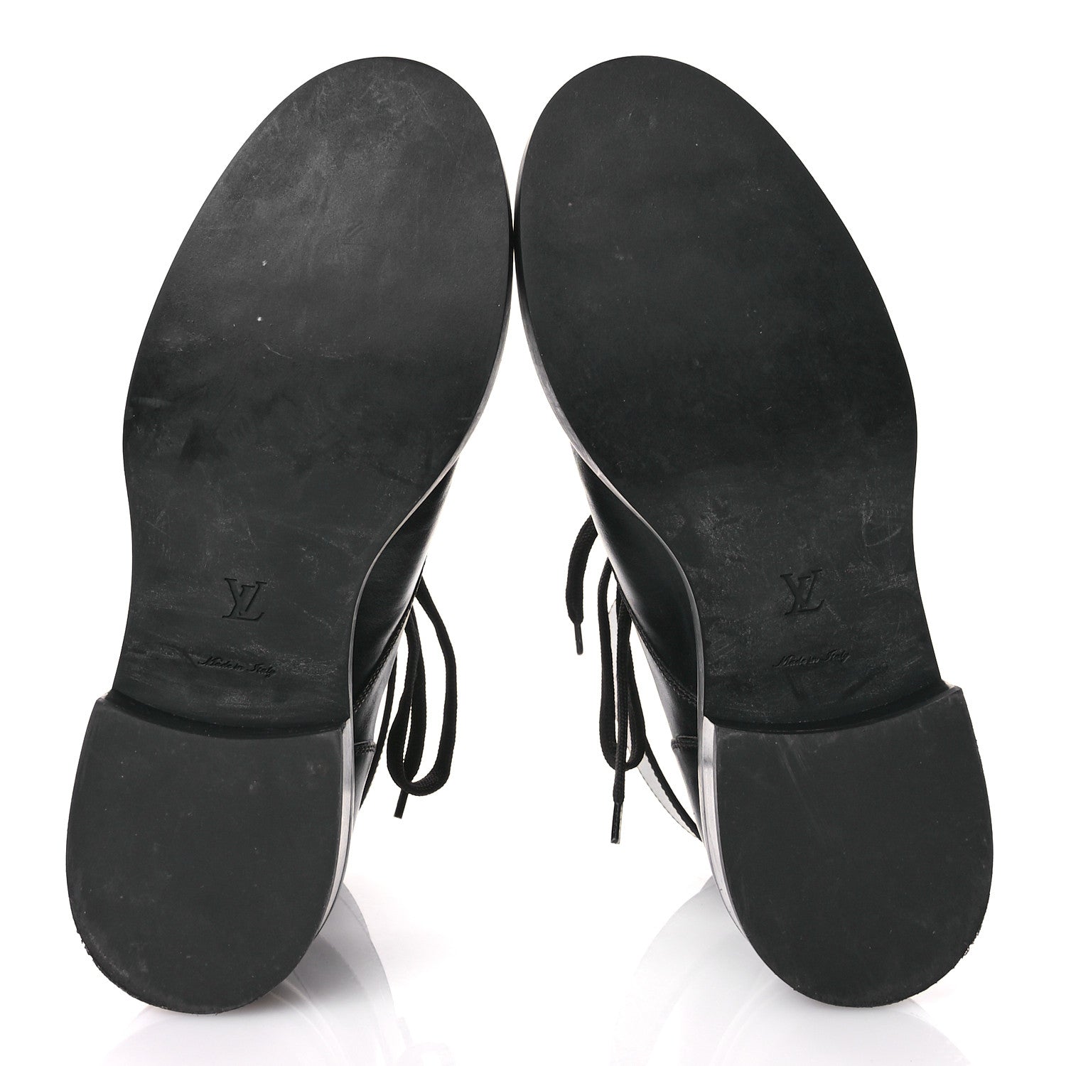 Louis Vuitton Calfskin Wonderland Ranger Boots 38.5 Black 6 of 9