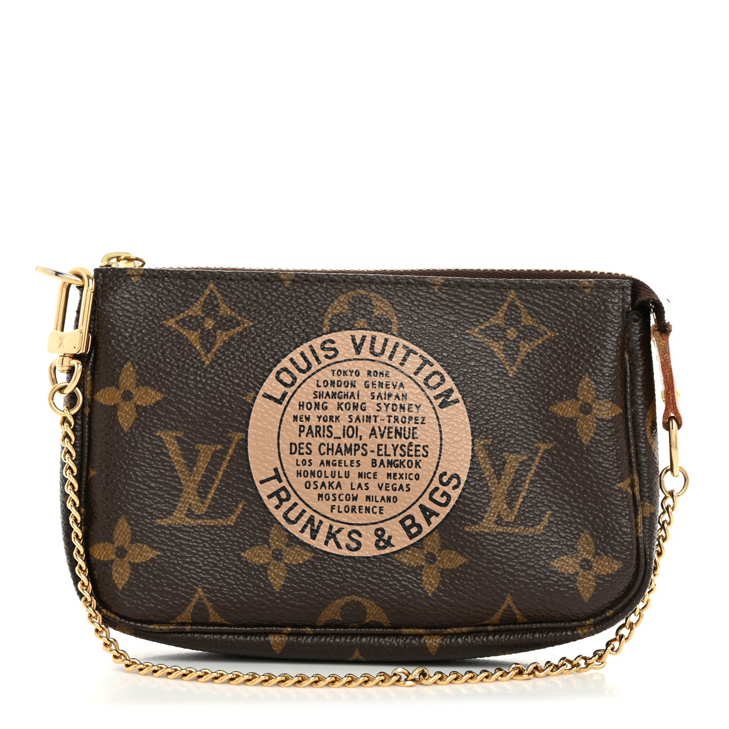 Louis Vuitton Monogram Complice Trunks and Bags Mini Pochette Accessories Beige 1 of 7