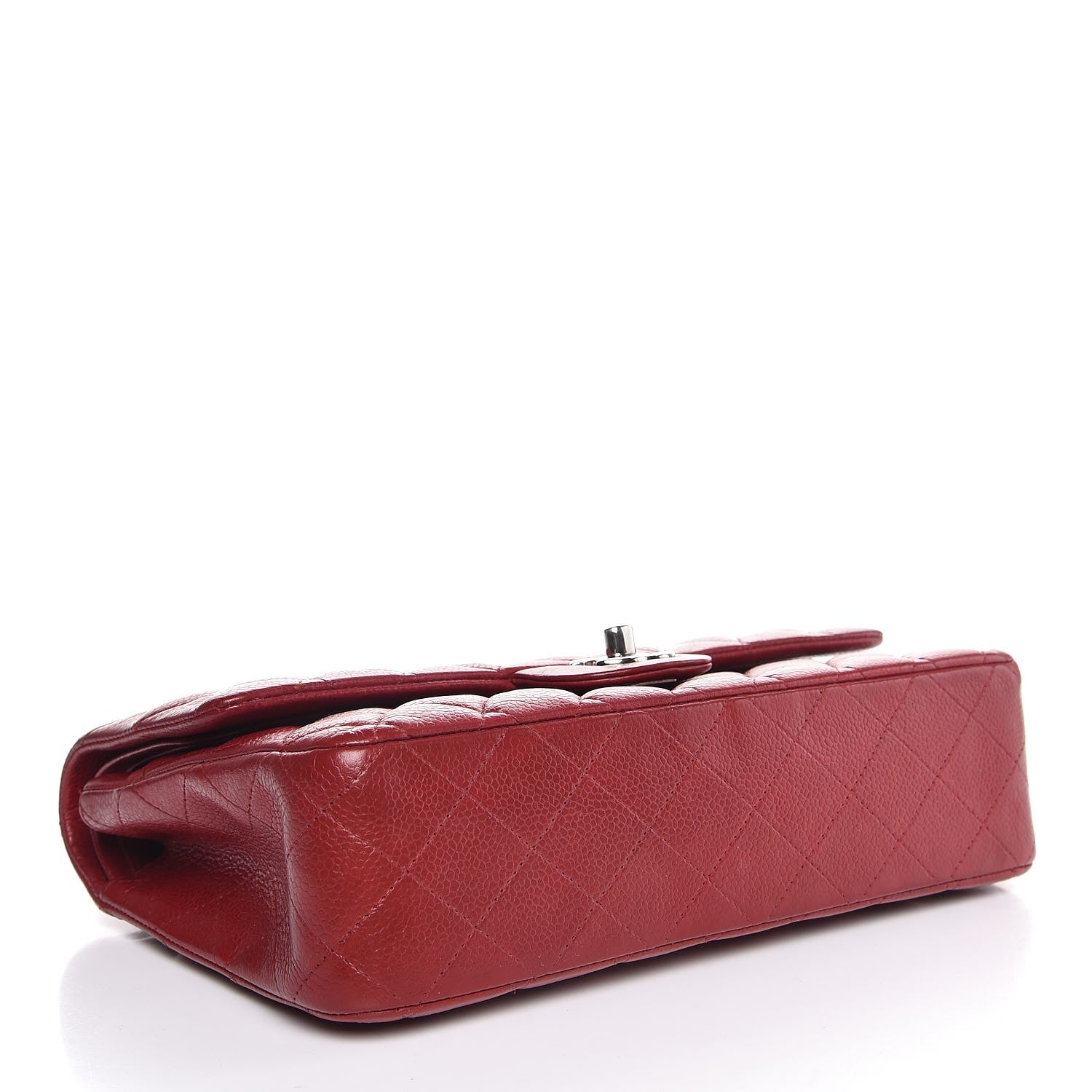 Chanel Caviar Quilted Medium Double Flap Red 5 of 9