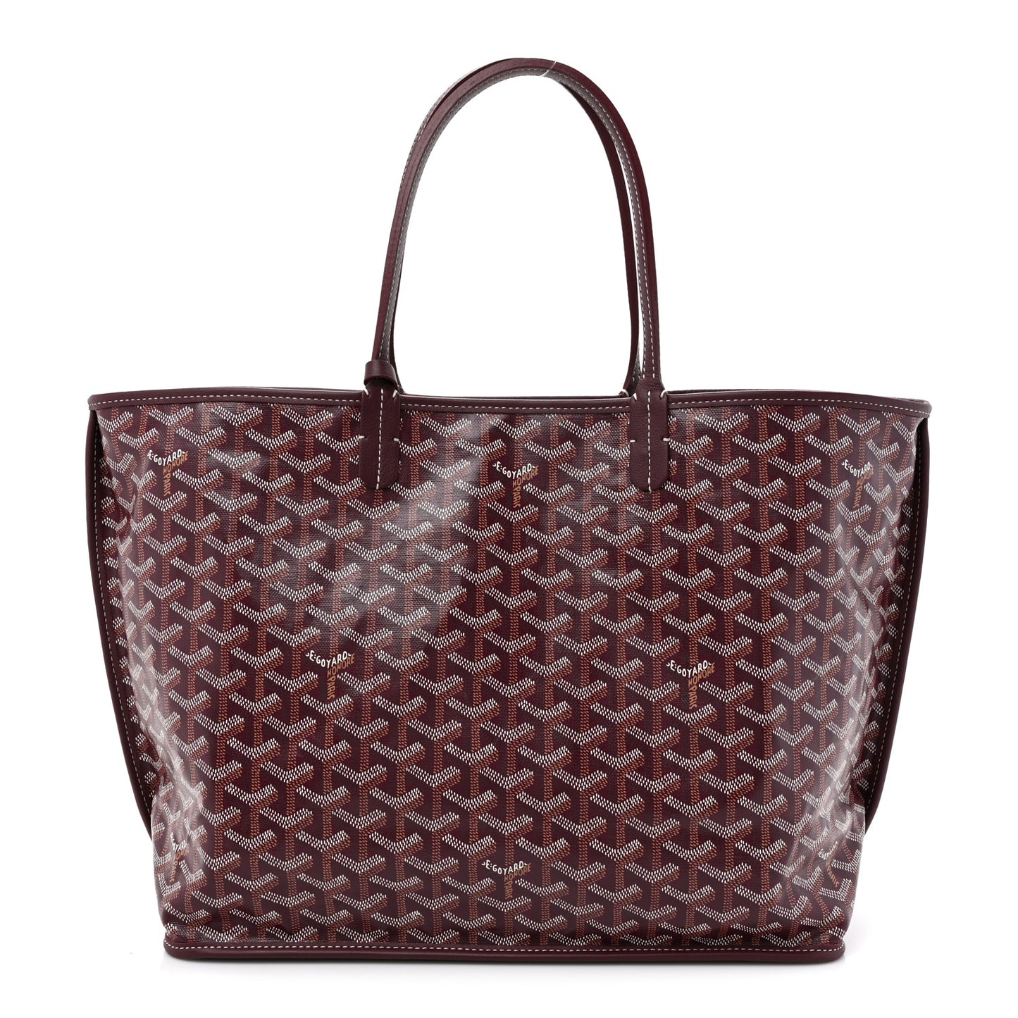 Goyardine Reversible Anjou PM Burgundy