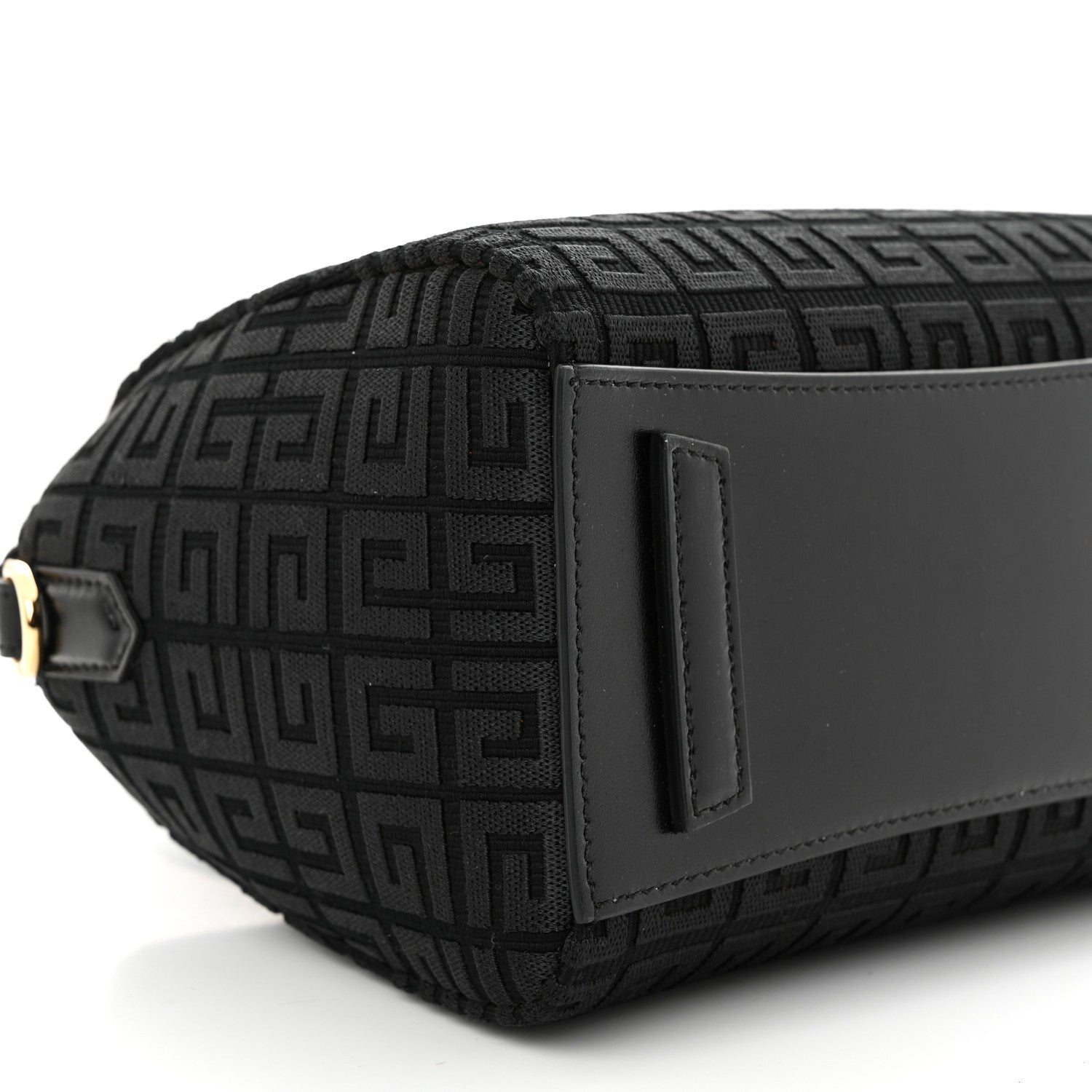 Givenchy Canvas Jacquard Embroidered Calfskin 4G Mini Antigona Black 8 of 9