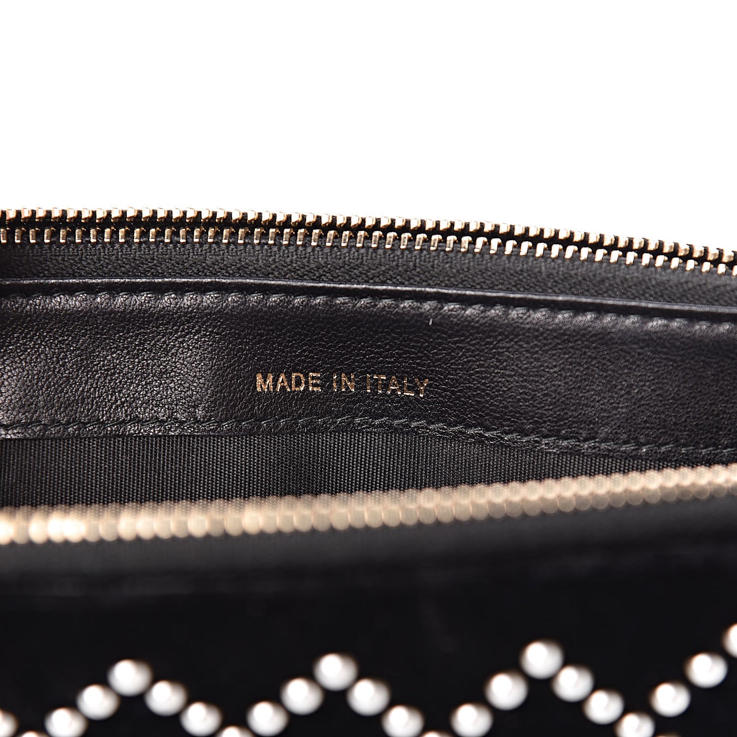 Velvet Pearl Small Clutch With Chain Black