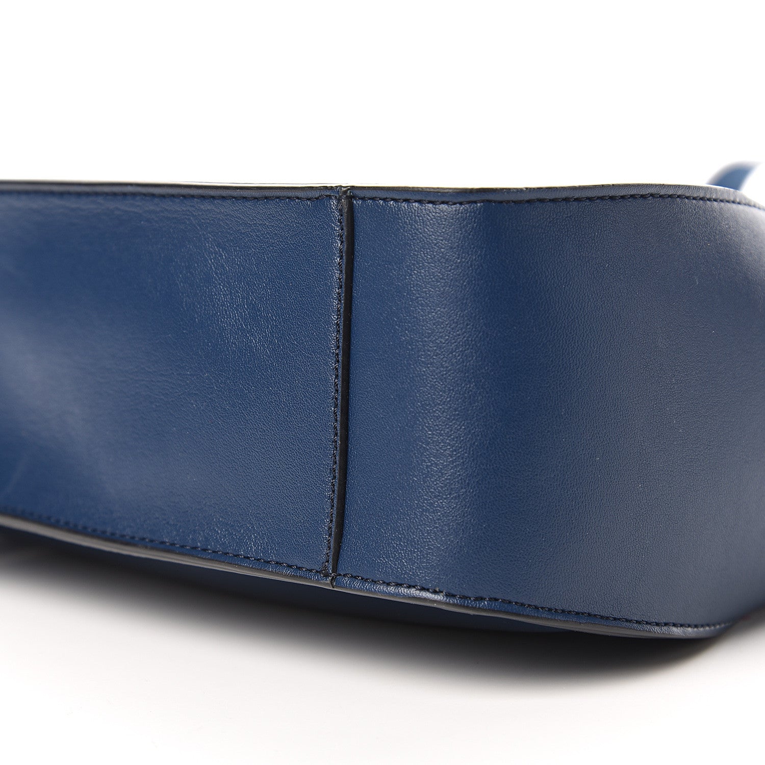 Stella McCartney Eco Alter Nappa Perforated Logo Crossbody Navy 7 of 8