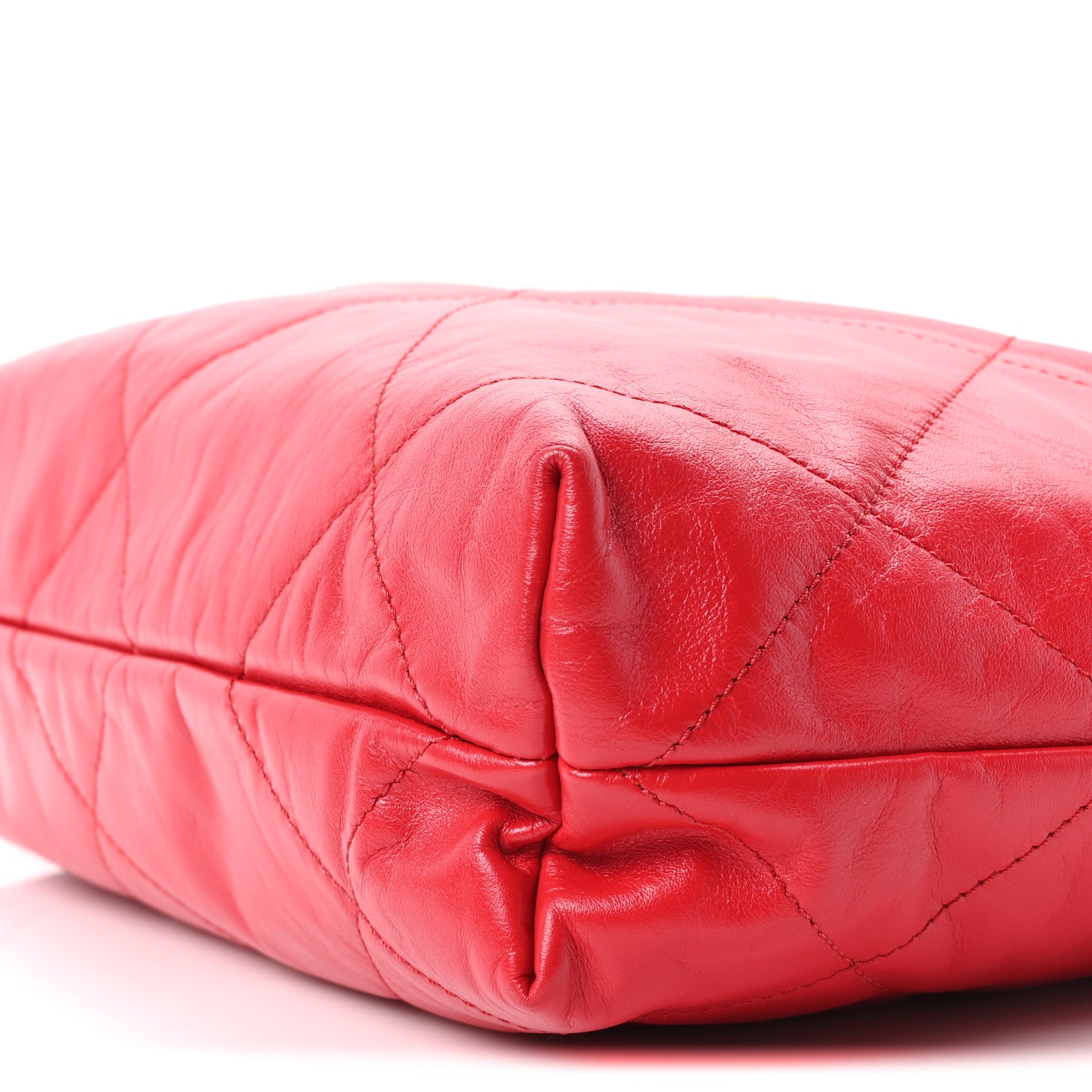 Chanel Shiny Calfskin Quilted Small Chanel 22 Red 11 of 11