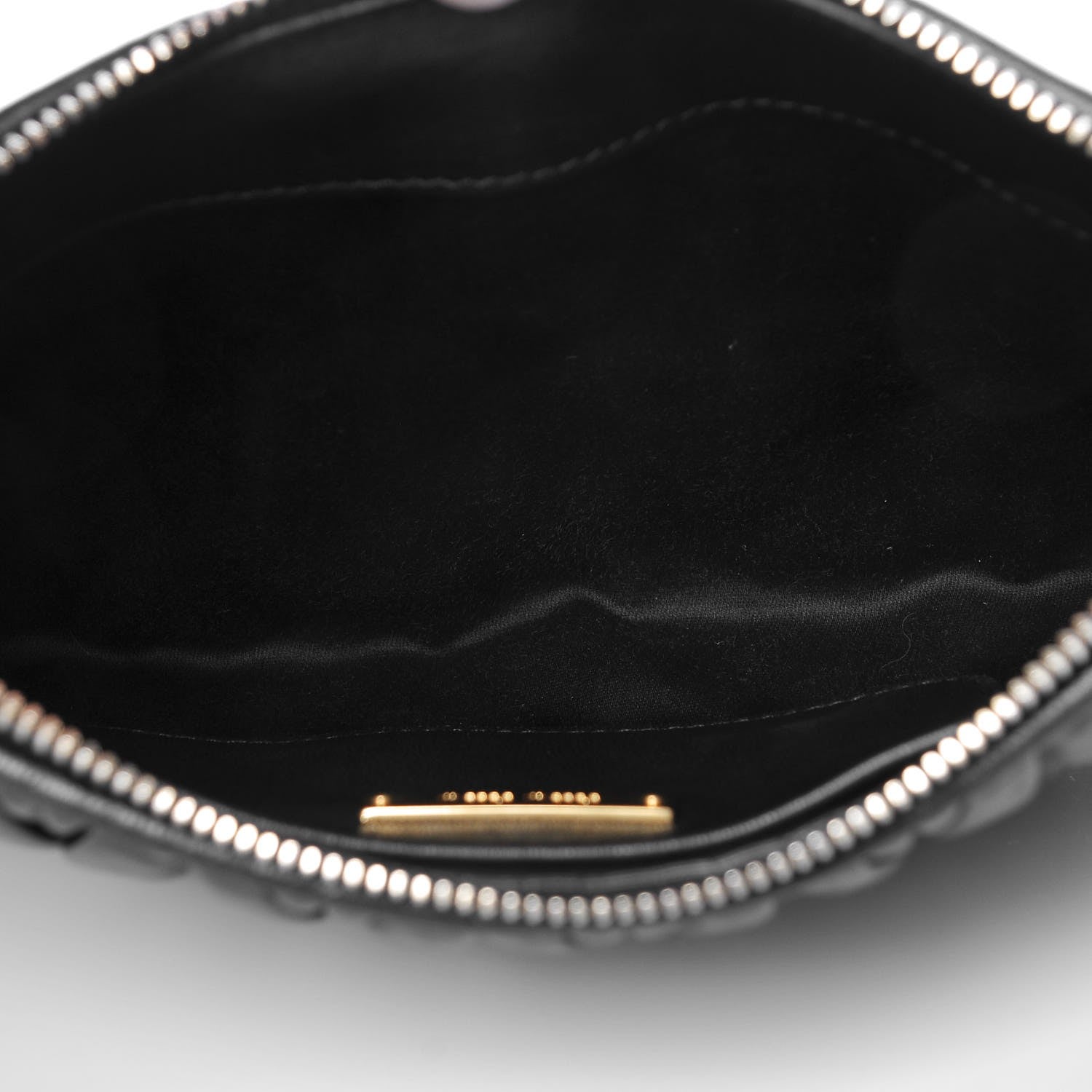 Miu Miu Nappa Matelasse Lux Wristlet Black 5 of 6