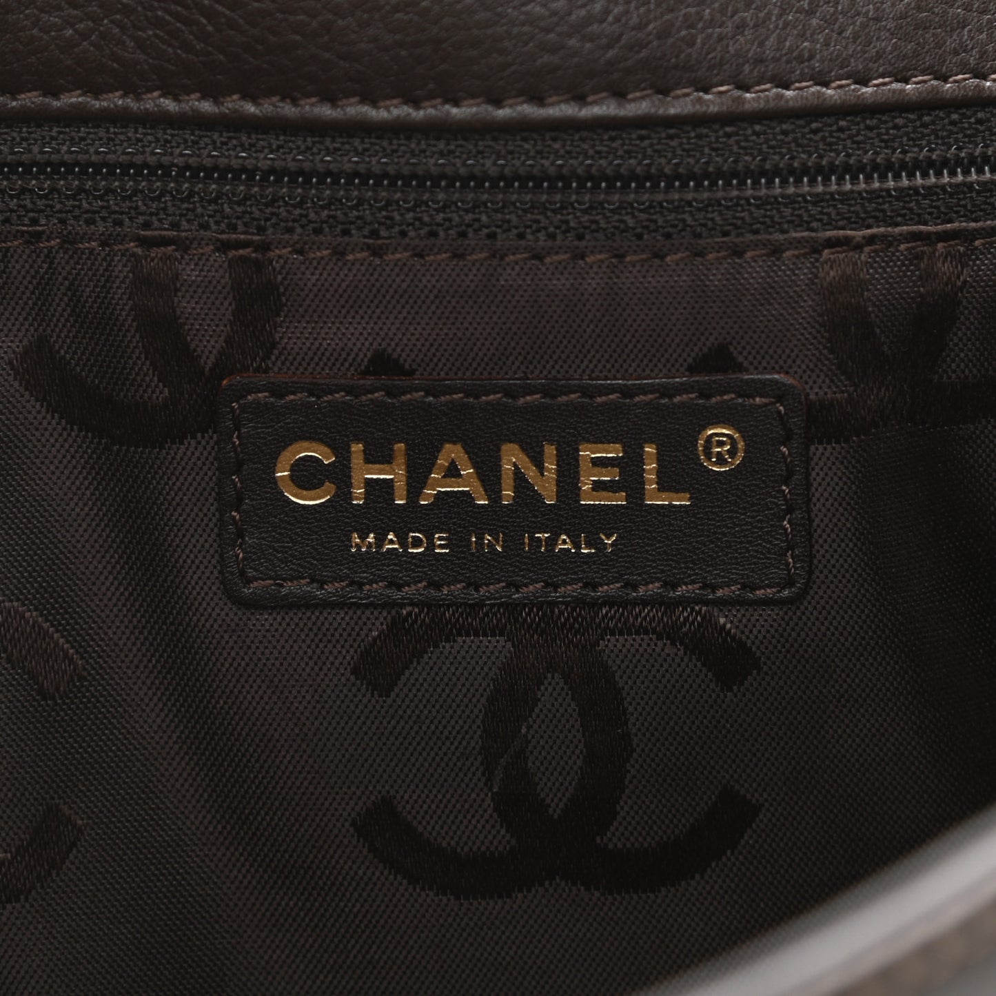 Calfskin Large Satchel Brown