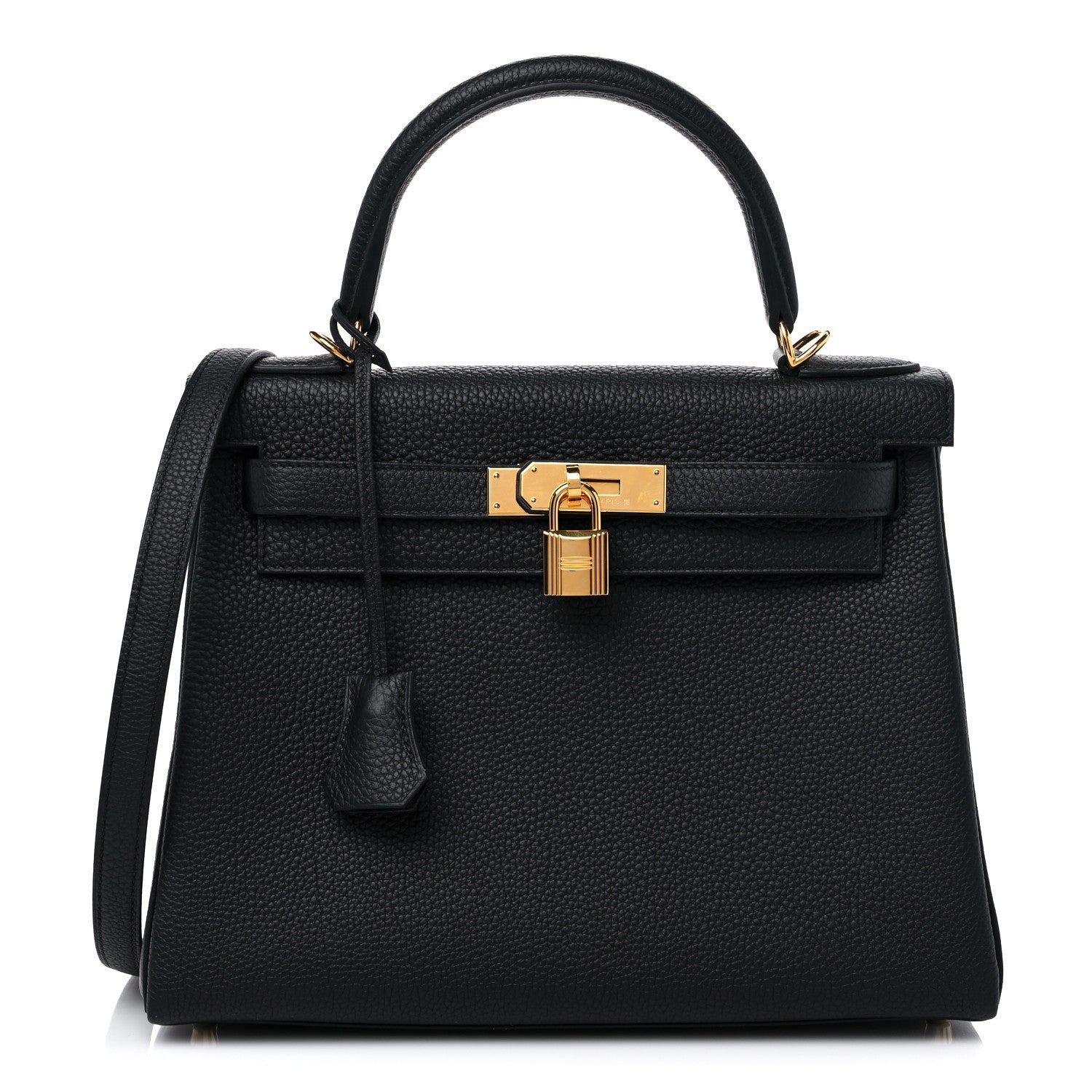 Hermes Togo Kelly Retourne 28 Black 1 of 10