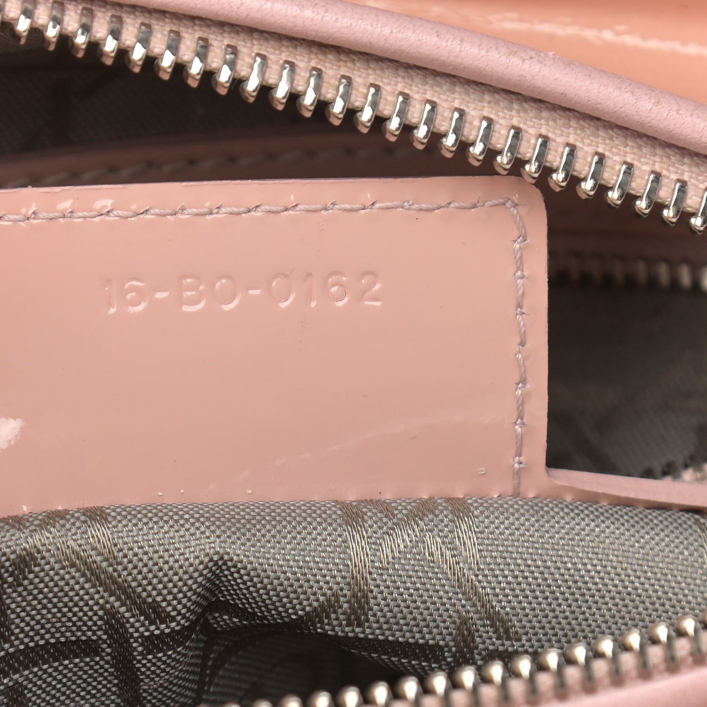 Patent Cannage Medium Lady Dior Pale Pink