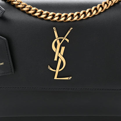 Saint Laurent Calfskin Medium Monogram Sunset Black 8 of 11