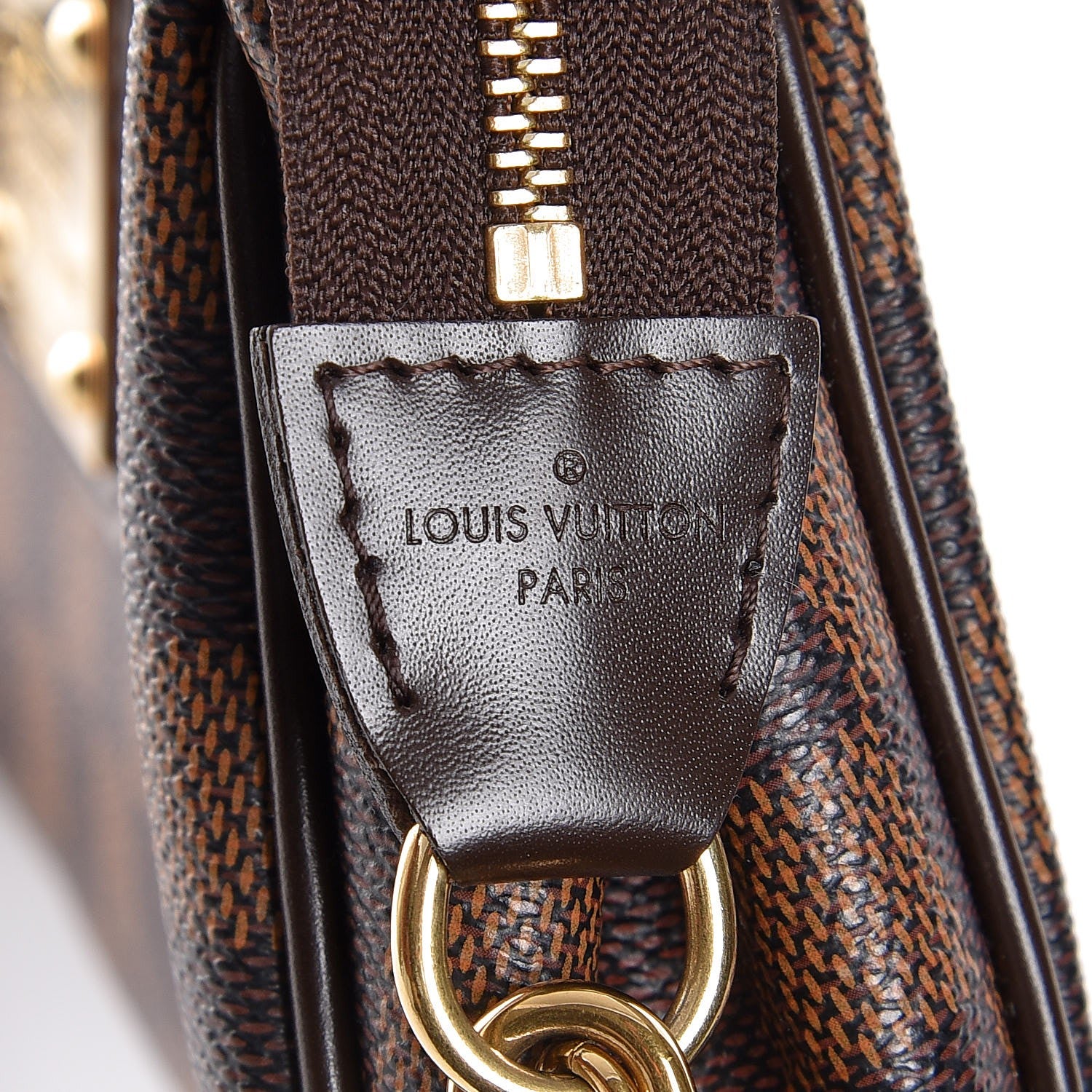 Louis Vuitton Damier Ebene Eva Clutch 6 of 8