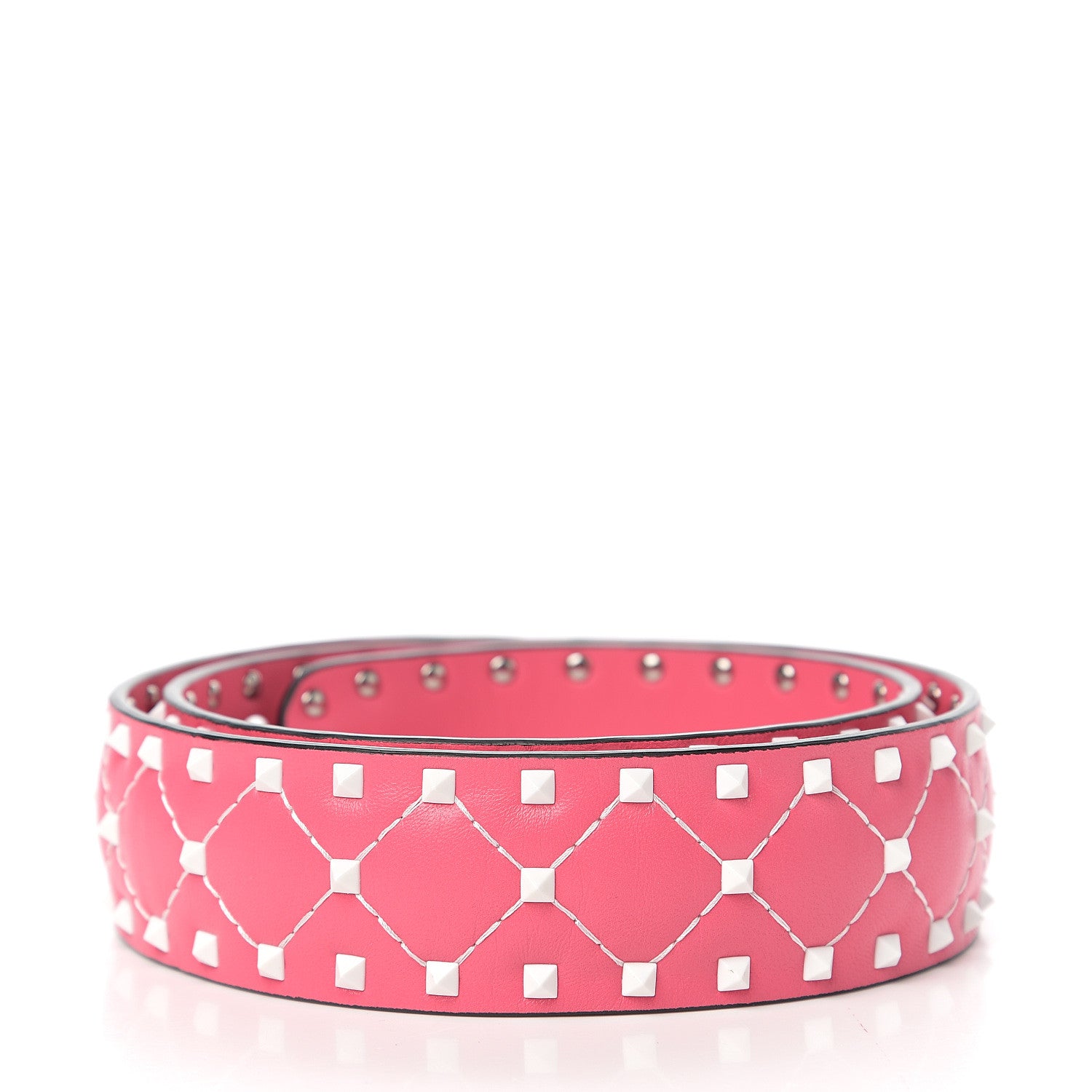 Valentino Garavani Lambskin Free Rockstud Spike Shoulder Strap Shadow Pink 2 of 2