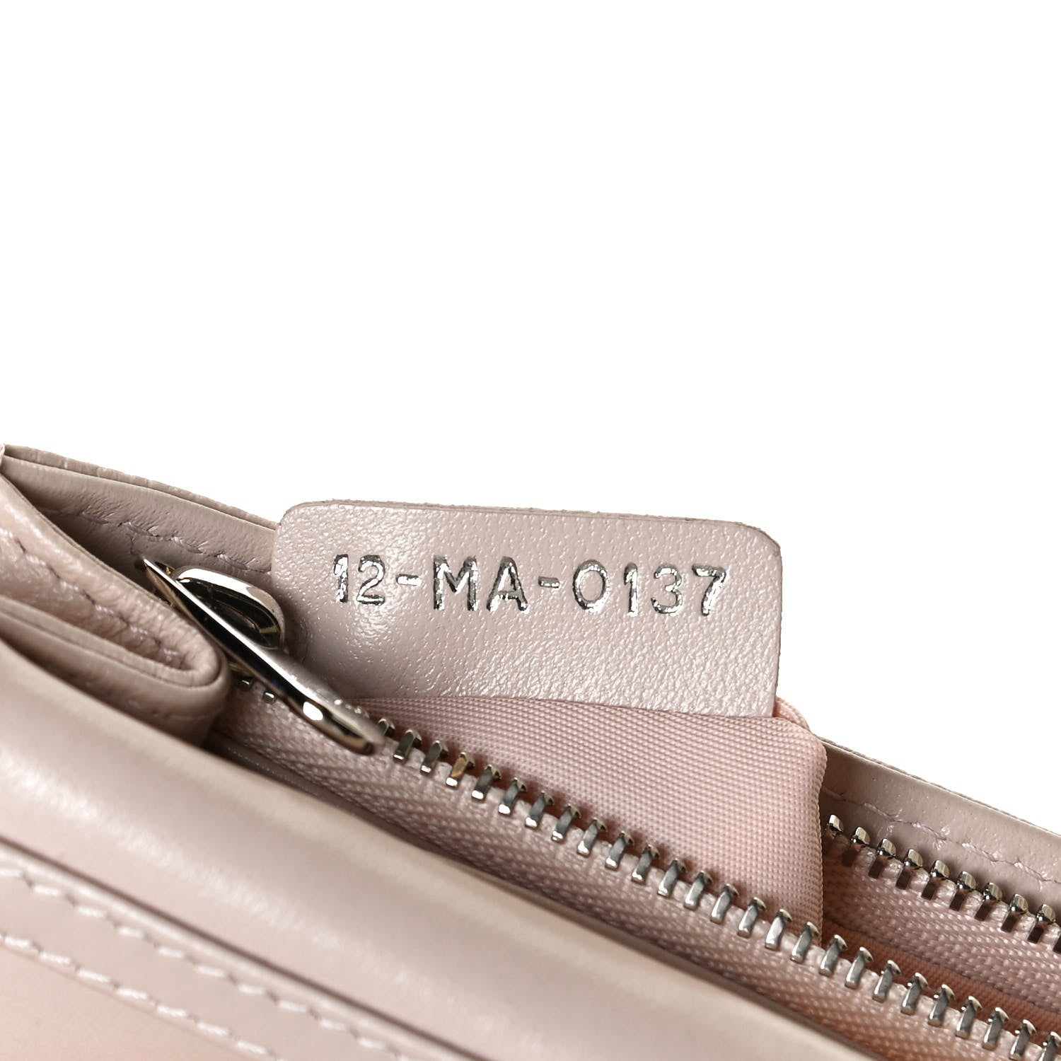 Christian Dior Grained Calfskin Diorama Wallet on Chain Pouch Rose Poudre 8 of 13