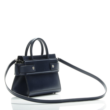 Givenchy Smooth Calfskin Mini Horizon Satchel Navy 3 of 7