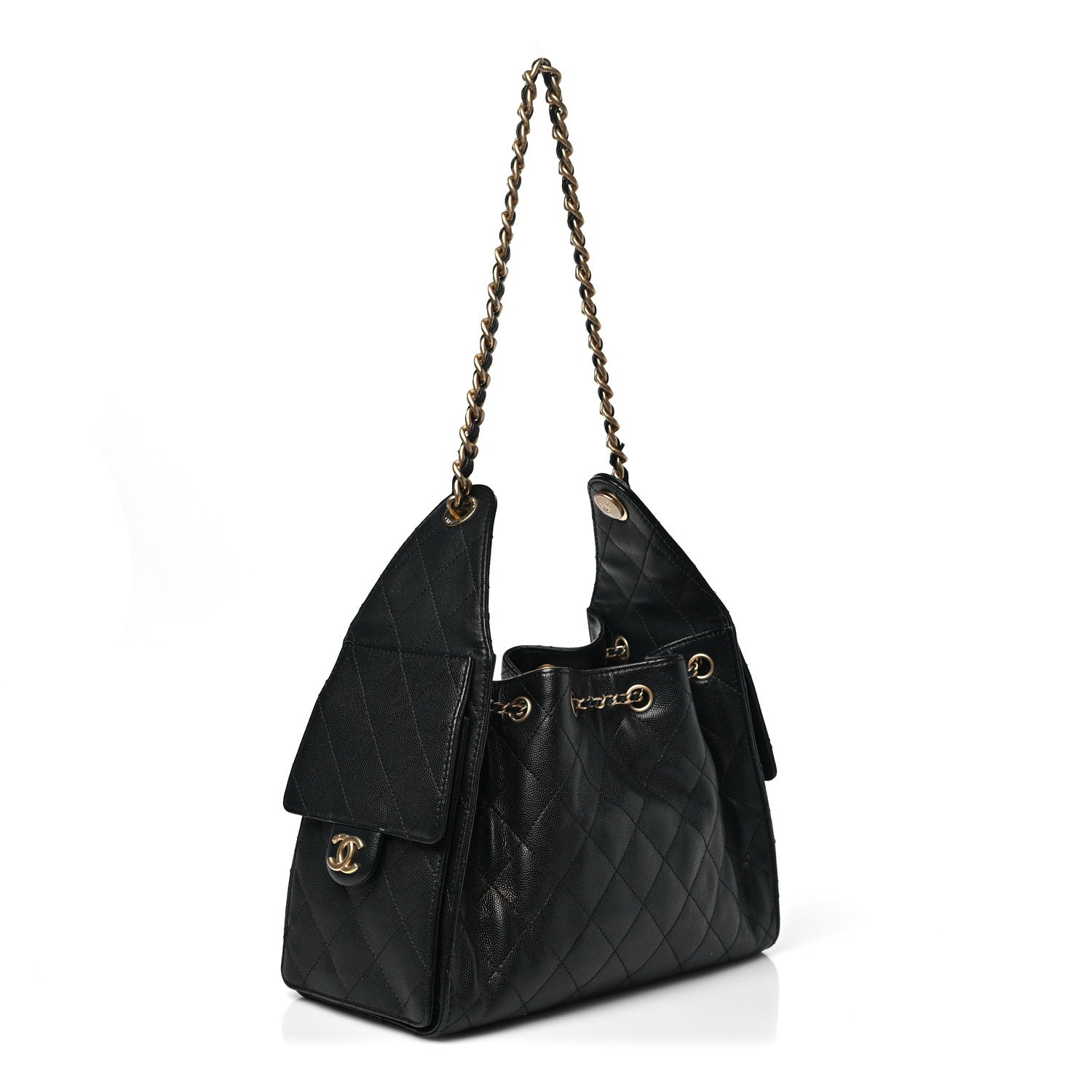 Chanel Caviar Quilted Small Chanel 25 Handbag Black 3 of 11