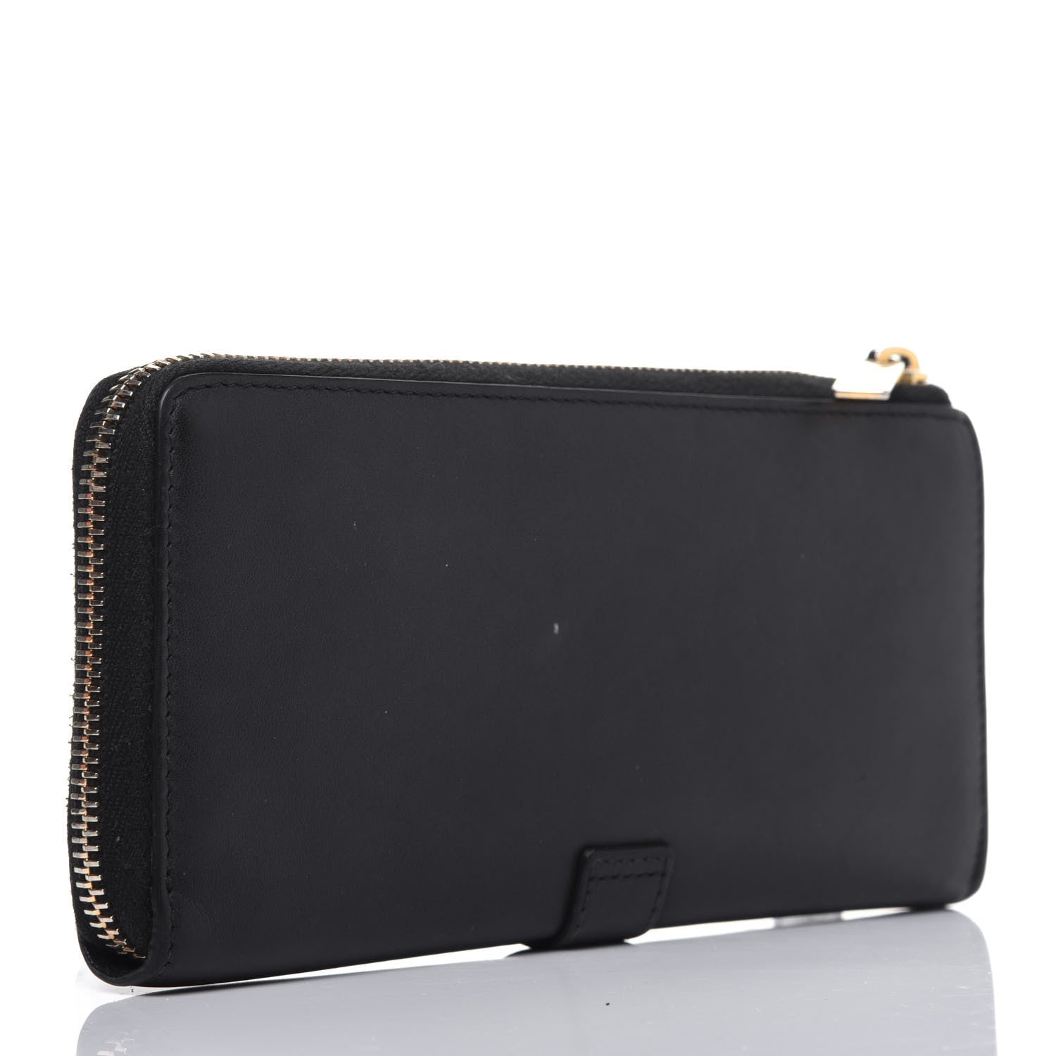 Saint Laurent Calfskin Classic Y Ligne Zip Wallet Black 4 of 19