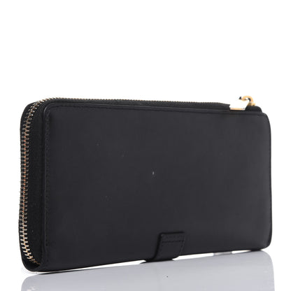 Saint Laurent Calfskin Classic Y Ligne Zip Wallet Black 4 of 19