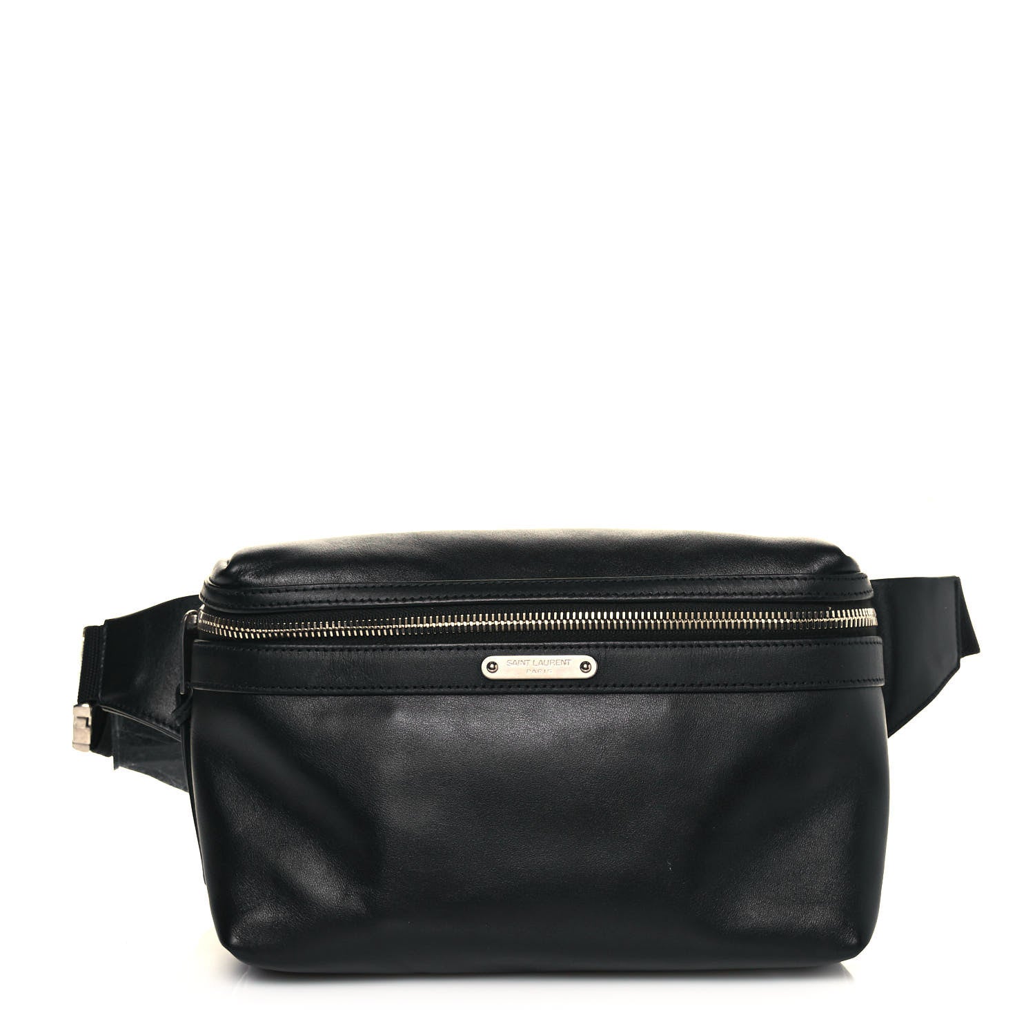 Saint Laurent Calfskin City Belt Bag Black 1 of 12