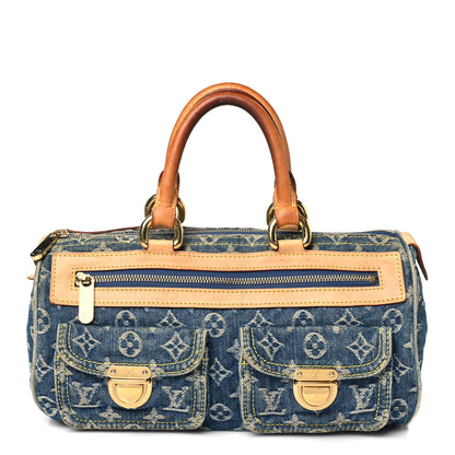 Louis Vuitton Monogram Denim Neo Speedy Blue 1 of 11