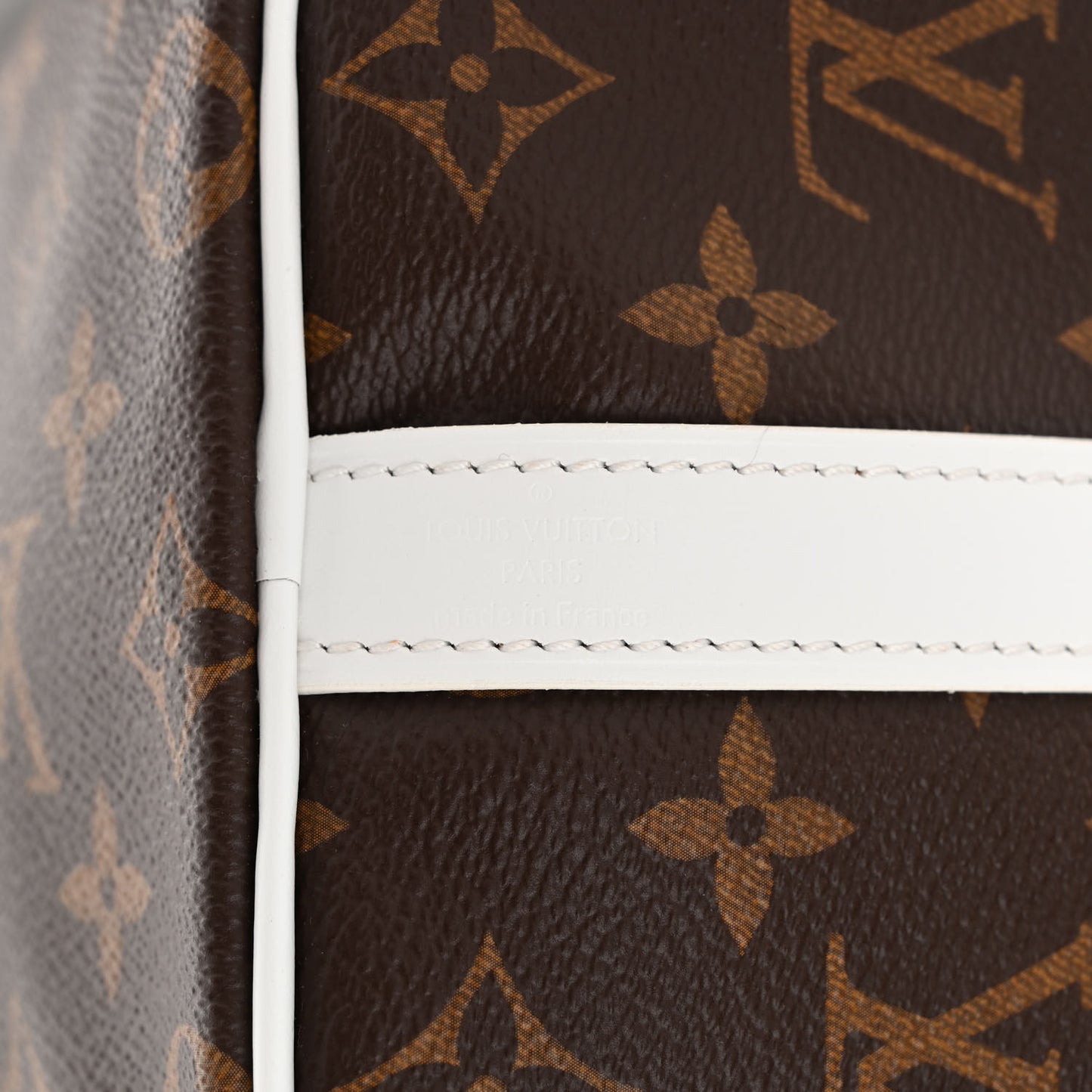 Monogram LV Match Speedy Bandouliere 25 White