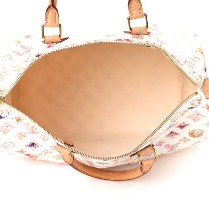 Louis Vuitton Watercolor Aquarelle Speedy 35 White 7 of 8