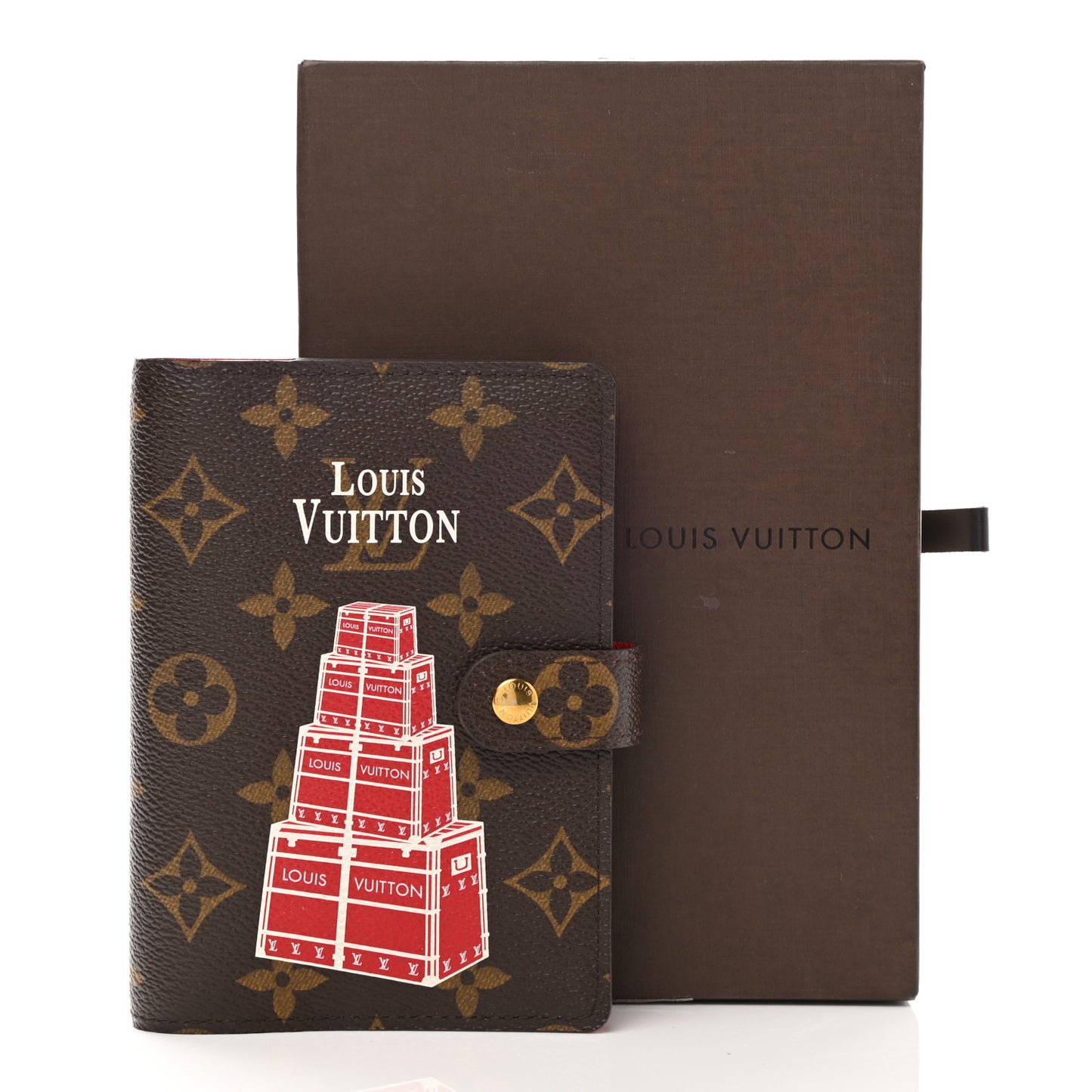 Monogram Malle Empilees Stacked Trunks Small Ring Agenda Cover