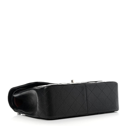 Chanel Caviar Quilted Jumbo Double Flap Black 4 of 13