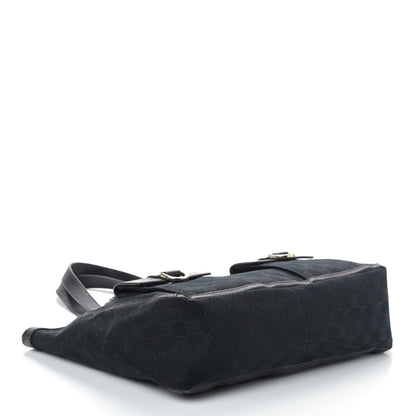 Gucci Monogram Abbey D Ring Tote Black 3 of 4