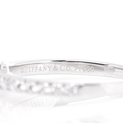 Tiffany Platinum Diamond .90ct Square Cushion Cut Engagement Ring 50 5.25 5 of 7