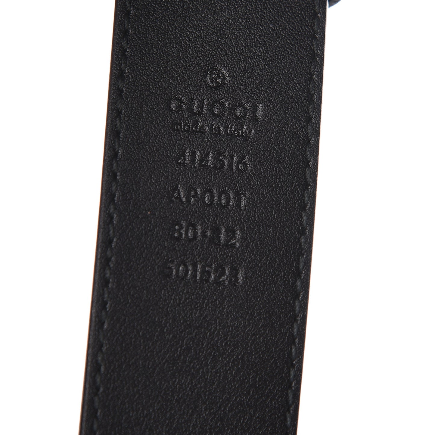 Calfskin Double G 30mm Belt 80 32 Black
