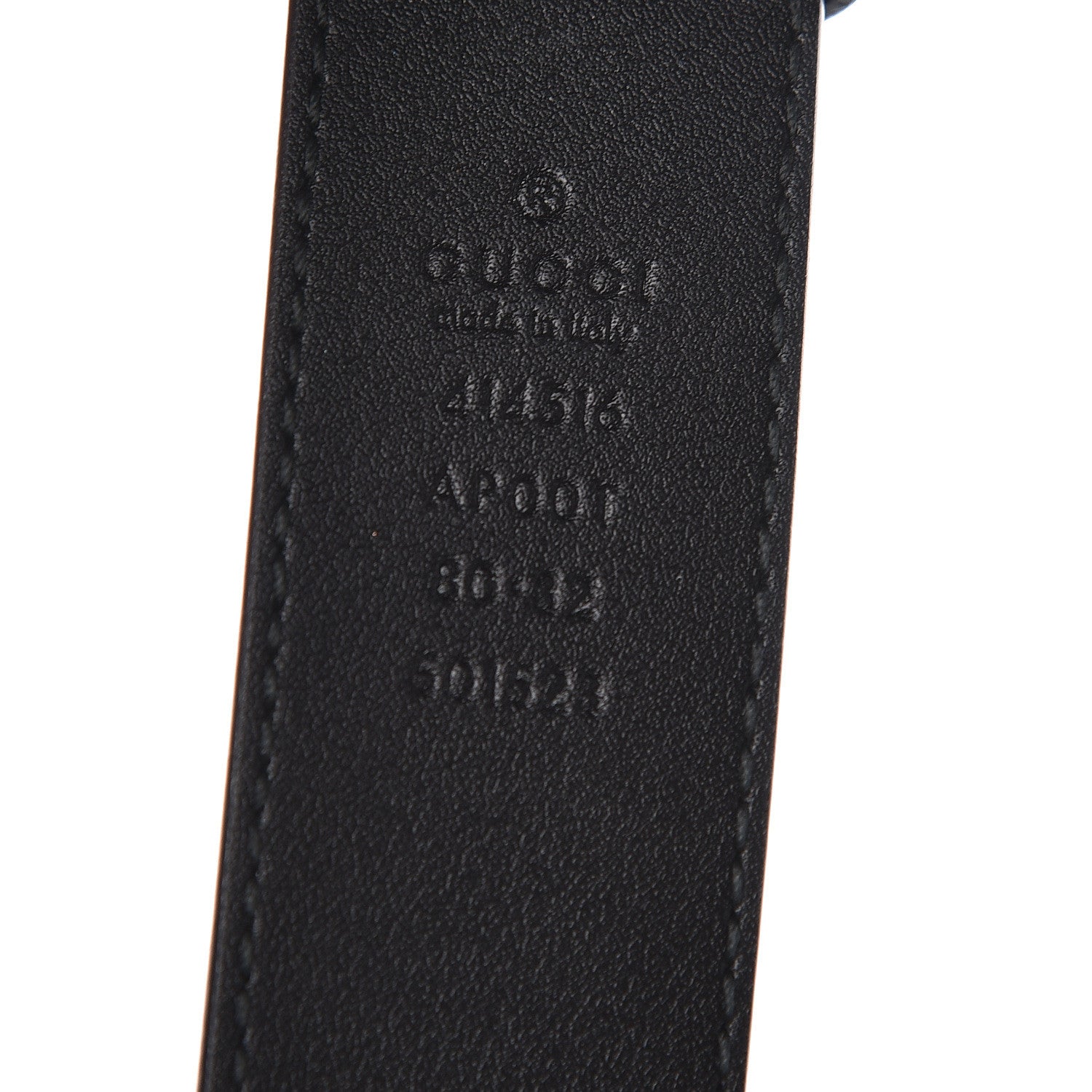 Gucci Calfskin Double G 30mm Belt 80 32 Black 4 of 6