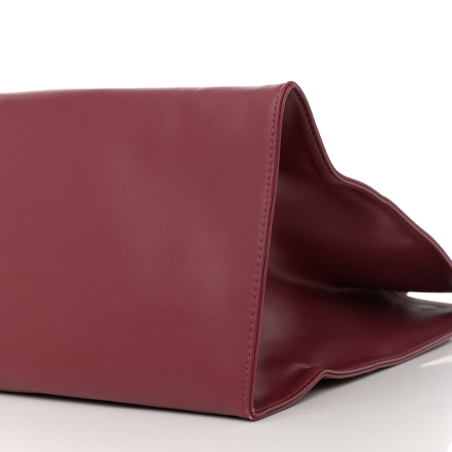 Telfar Vegan Leather Large Shopping Bag Oxblood 10 of 12