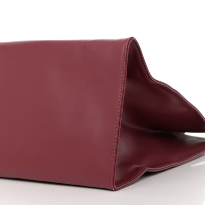 Telfar Vegan Leather Large Shopping Bag Oxblood 10 of 12