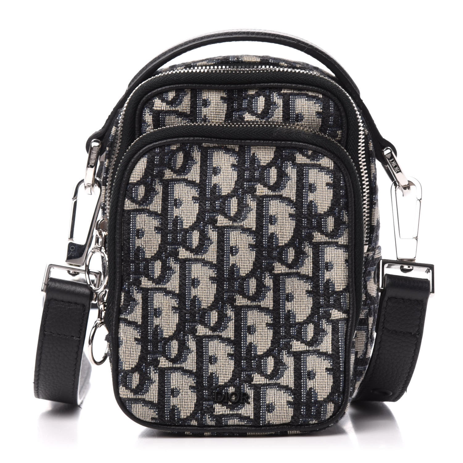 Christian Dior Oblique Crossbody Bag Blue 1 of 10
