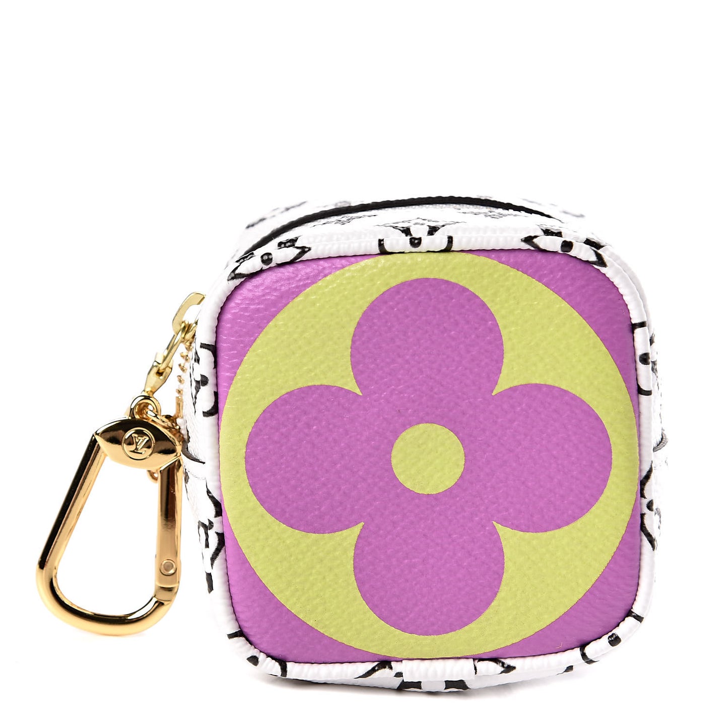 Monogram Giant Cube Coin Purse Pink
