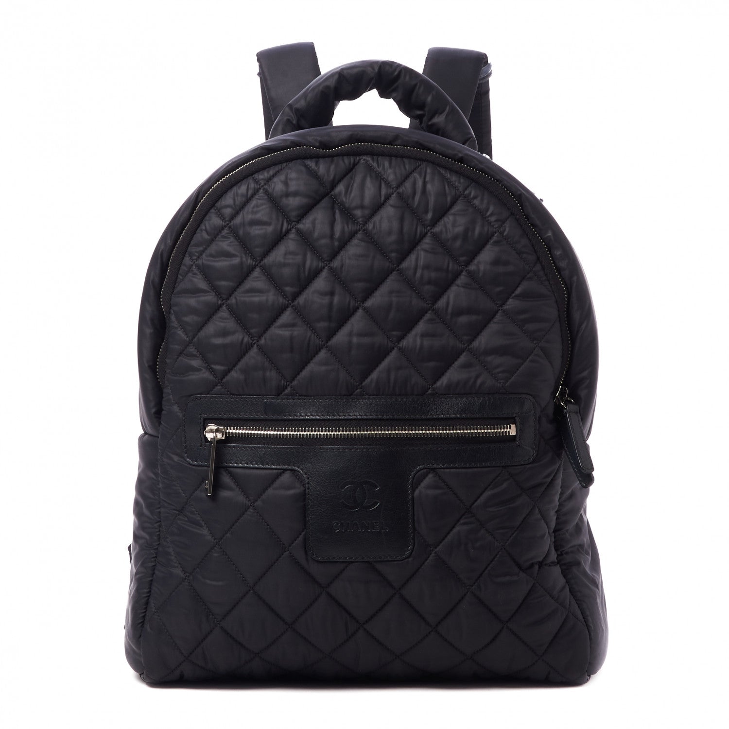 Chanel Nylon Quilted Coco Cocoon Backpack Black 1 of 9