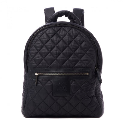 Chanel Nylon Quilted Coco Cocoon Backpack Black 1 of 9