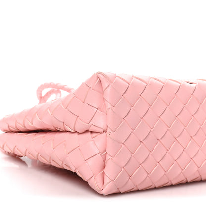 Bottega Veneta Nappa Intrecciato Small Andiamo Shoulder Bag Blush 9 of 10